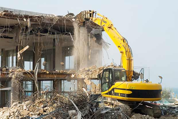 Building demolition
