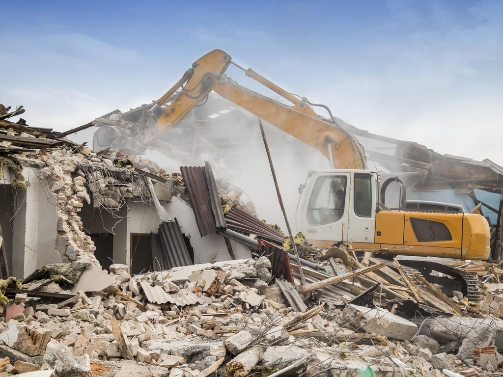 Residential demolition Dubai